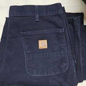 Carhartt Blue Navy Work Pants